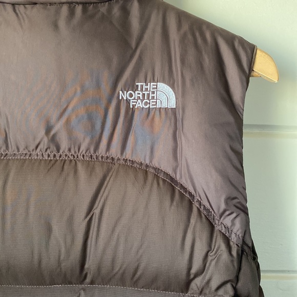 Rare 1996 North Face Nuptse Vest SP Brown 700 Goose Down Puffer Jacket Retro Y2K - Picture 8 of 12